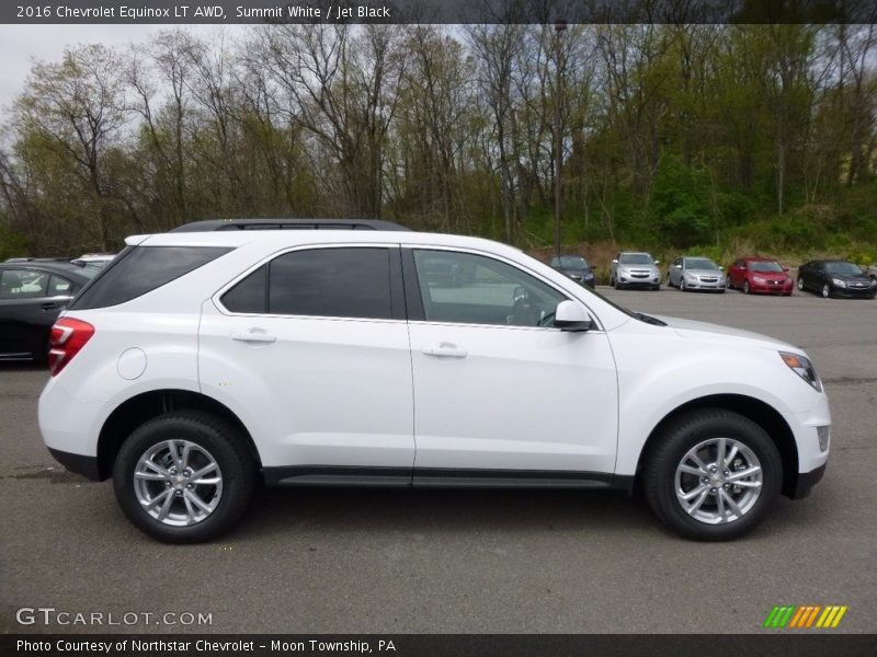 Summit White / Jet Black 2016 Chevrolet Equinox LT AWD