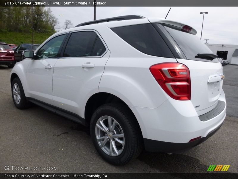 Summit White / Jet Black 2016 Chevrolet Equinox LT AWD