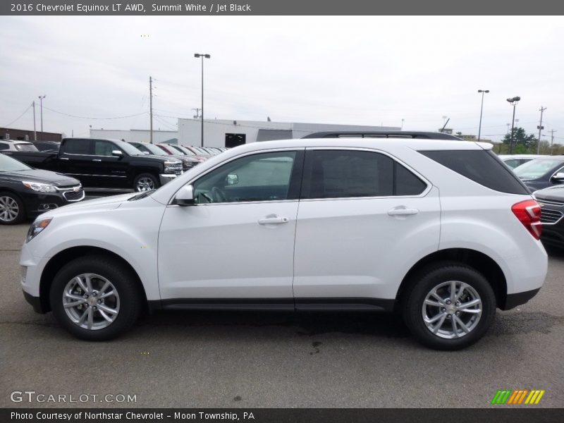 Summit White / Jet Black 2016 Chevrolet Equinox LT AWD
