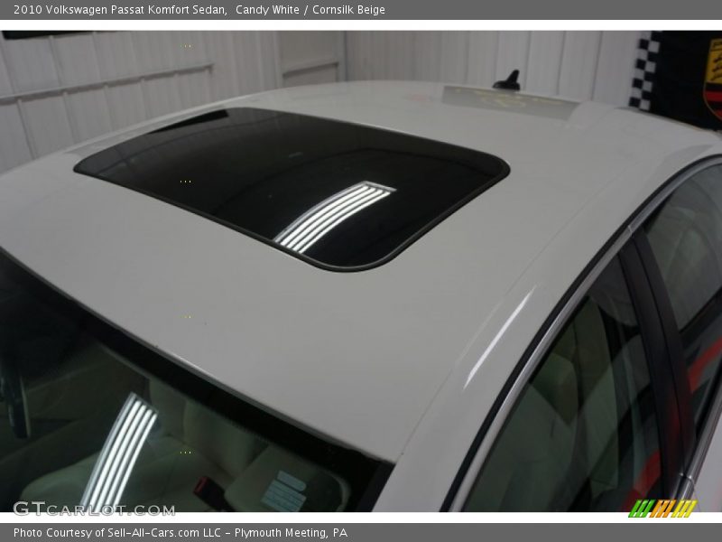 Candy White / Cornsilk Beige 2010 Volkswagen Passat Komfort Sedan