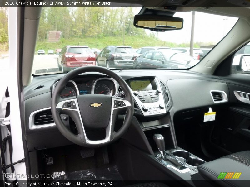 Summit White / Jet Black 2016 Chevrolet Equinox LT AWD