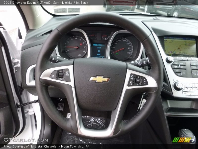 Summit White / Jet Black 2016 Chevrolet Equinox LT AWD