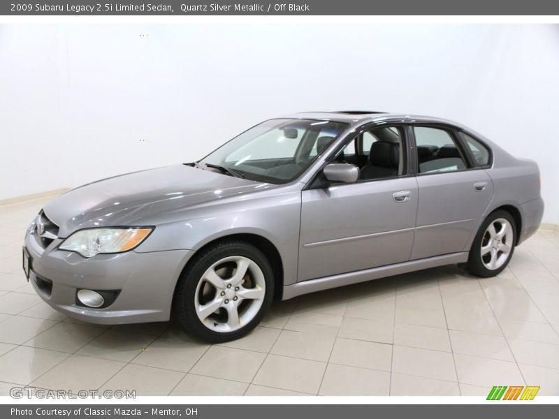 Quartz Silver Metallic / Off Black 2009 Subaru Legacy 2.5i Limited Sedan