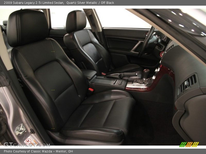 Quartz Silver Metallic / Off Black 2009 Subaru Legacy 2.5i Limited Sedan