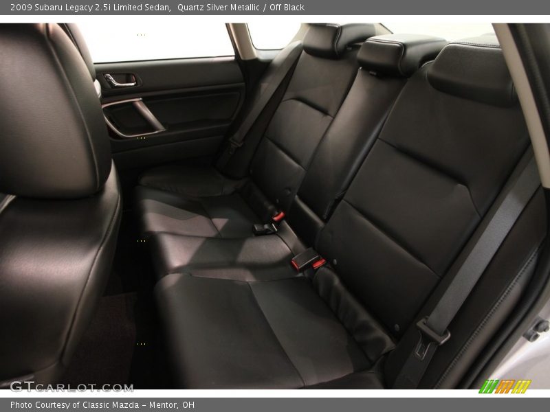 Quartz Silver Metallic / Off Black 2009 Subaru Legacy 2.5i Limited Sedan