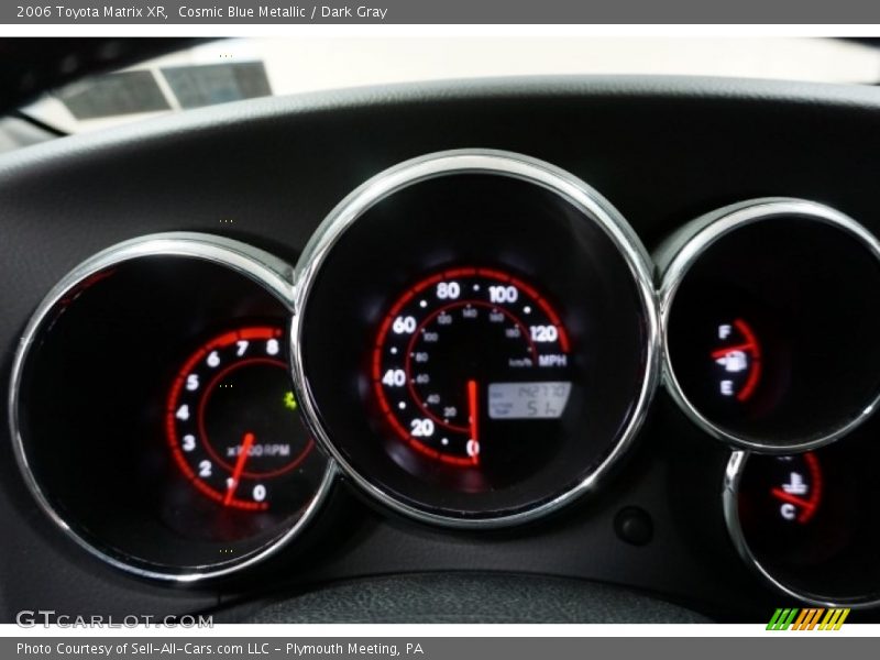 Cosmic Blue Metallic / Dark Gray 2006 Toyota Matrix XR