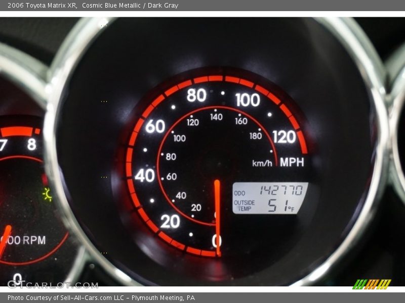 Cosmic Blue Metallic / Dark Gray 2006 Toyota Matrix XR