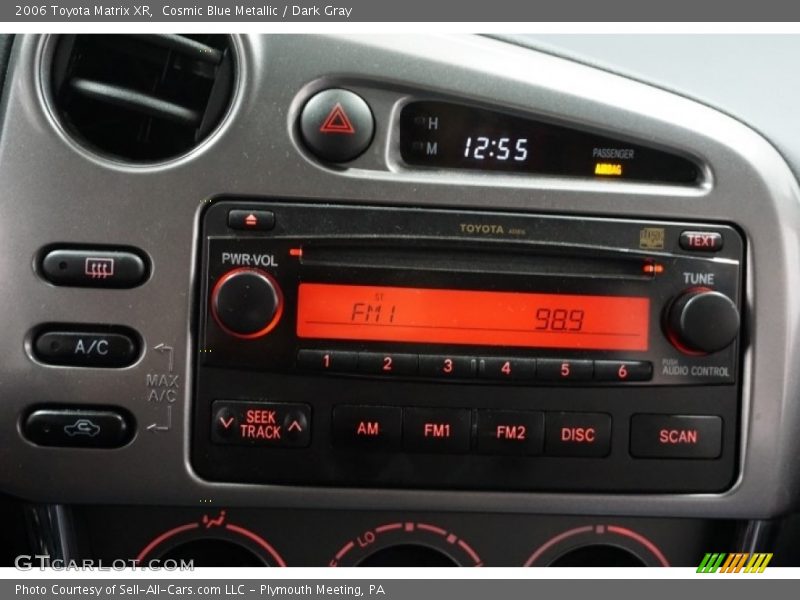 Cosmic Blue Metallic / Dark Gray 2006 Toyota Matrix XR
