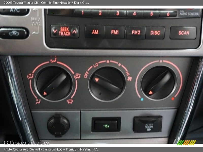 Cosmic Blue Metallic / Dark Gray 2006 Toyota Matrix XR