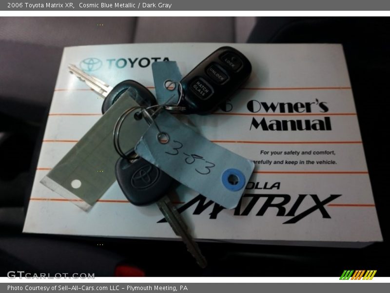 Cosmic Blue Metallic / Dark Gray 2006 Toyota Matrix XR