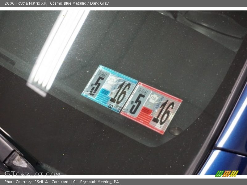 Cosmic Blue Metallic / Dark Gray 2006 Toyota Matrix XR