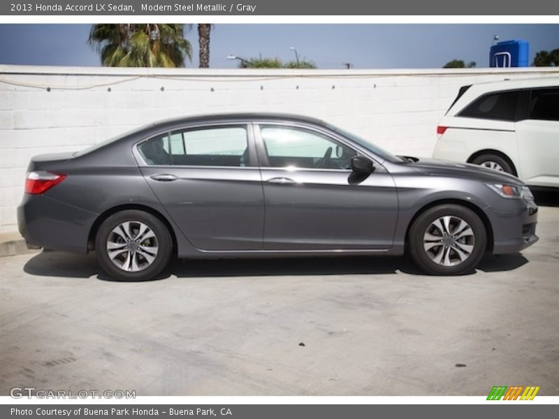 Modern Steel Metallic / Gray 2013 Honda Accord LX Sedan