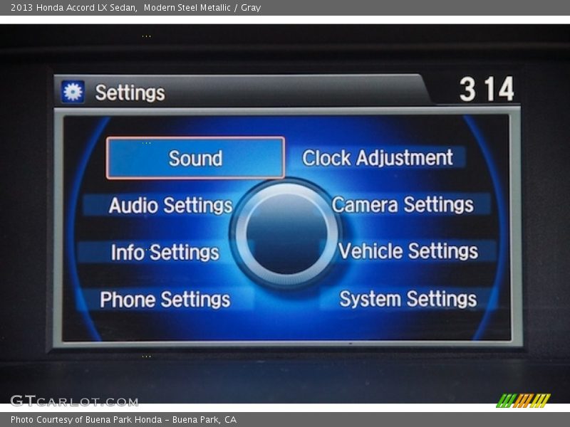 Modern Steel Metallic / Gray 2013 Honda Accord LX Sedan