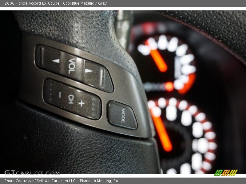 Cool Blue Metallic / Gray 2006 Honda Accord EX Coupe