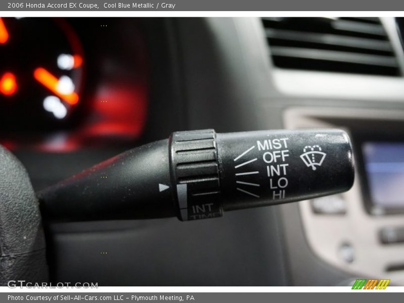 Cool Blue Metallic / Gray 2006 Honda Accord EX Coupe