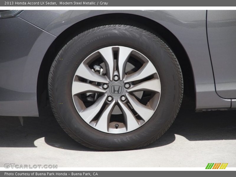 Modern Steel Metallic / Gray 2013 Honda Accord LX Sedan