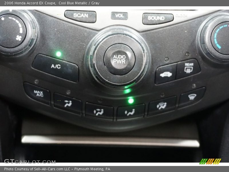 Cool Blue Metallic / Gray 2006 Honda Accord EX Coupe