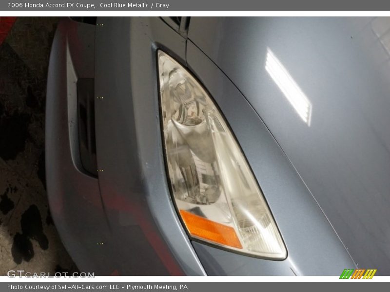 Cool Blue Metallic / Gray 2006 Honda Accord EX Coupe