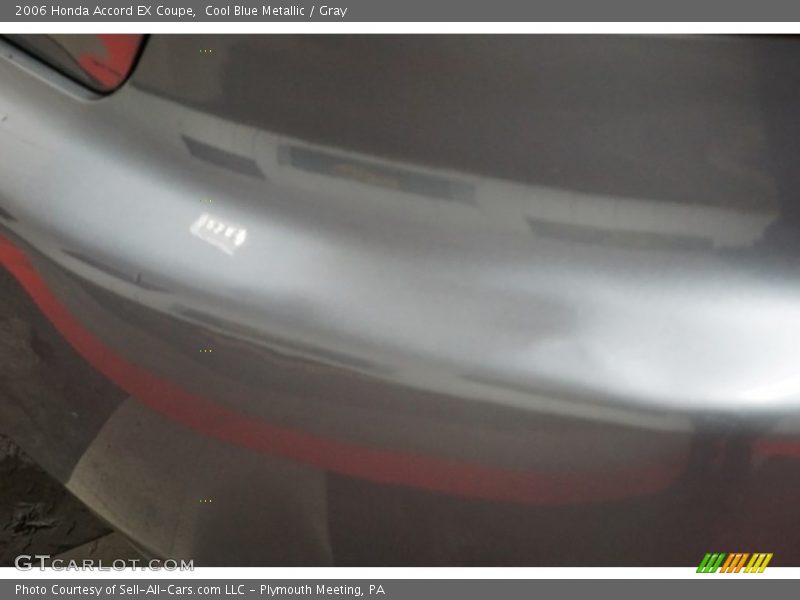 Cool Blue Metallic / Gray 2006 Honda Accord EX Coupe