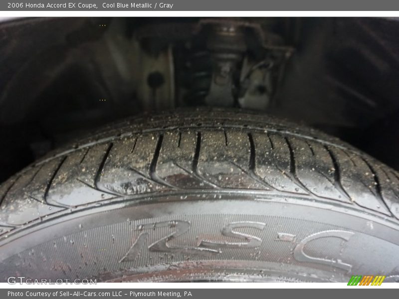 Cool Blue Metallic / Gray 2006 Honda Accord EX Coupe