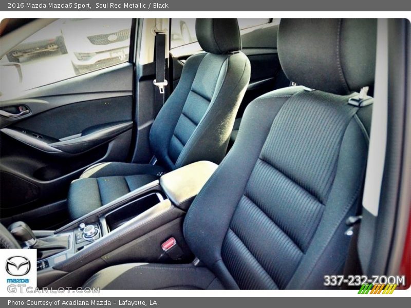 Soul Red Metallic / Black 2016 Mazda Mazda6 Sport