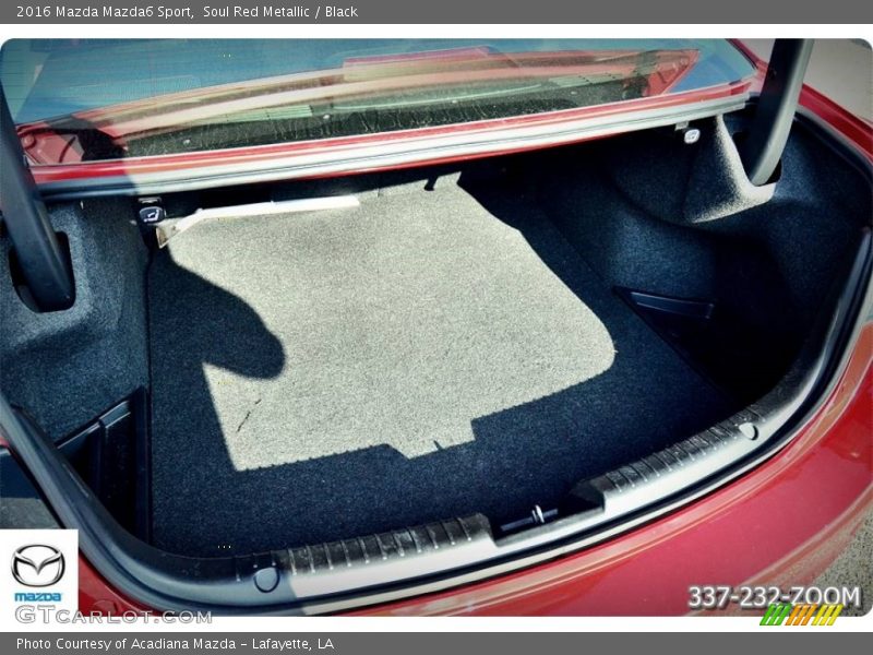 Soul Red Metallic / Black 2016 Mazda Mazda6 Sport