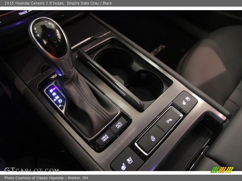 Empire State Gray / Black 2015 Hyundai Genesis 3.8 Sedan
