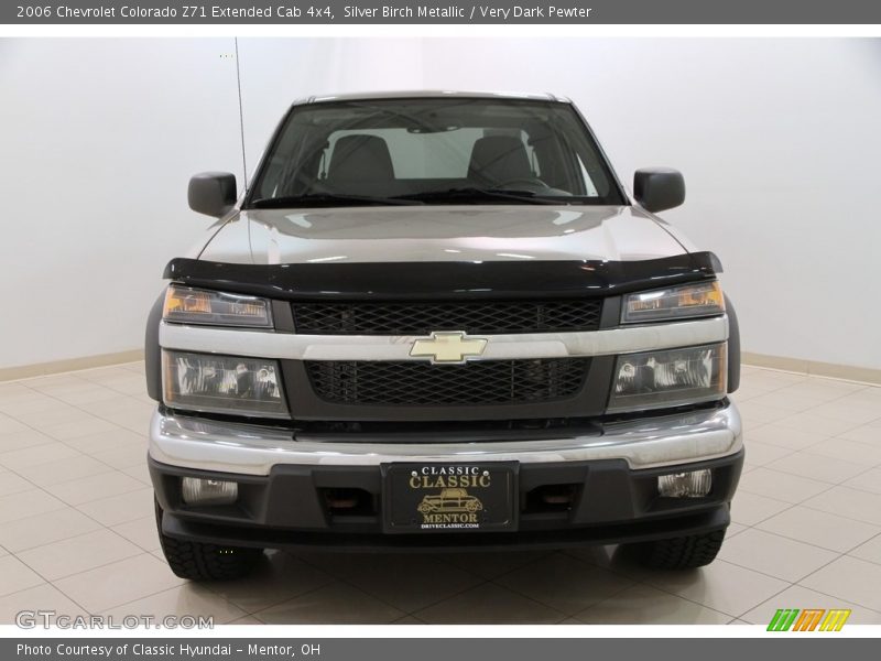 Silver Birch Metallic / Very Dark Pewter 2006 Chevrolet Colorado Z71 Extended Cab 4x4