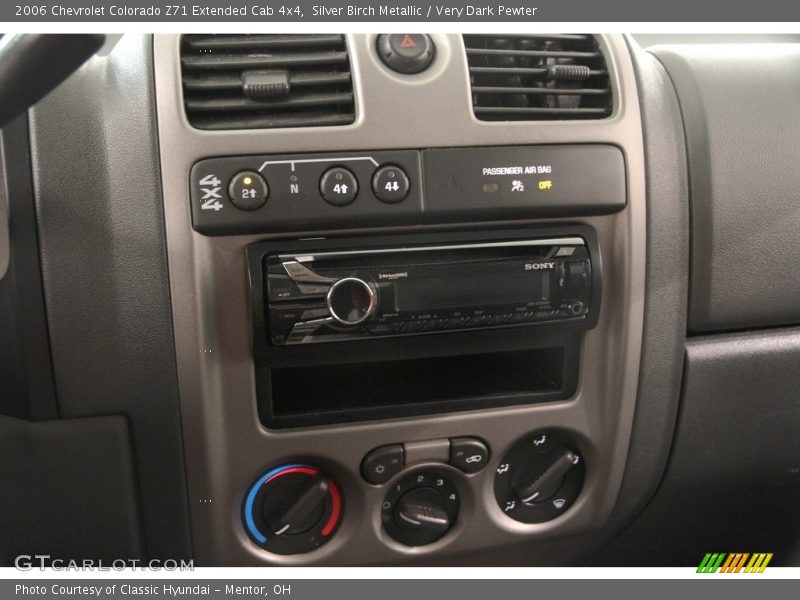 Silver Birch Metallic / Very Dark Pewter 2006 Chevrolet Colorado Z71 Extended Cab 4x4