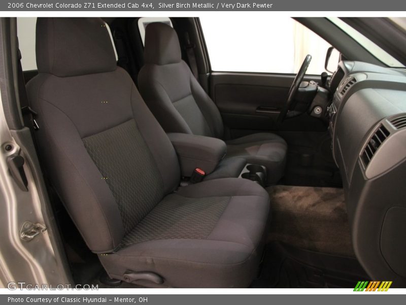 Silver Birch Metallic / Very Dark Pewter 2006 Chevrolet Colorado Z71 Extended Cab 4x4