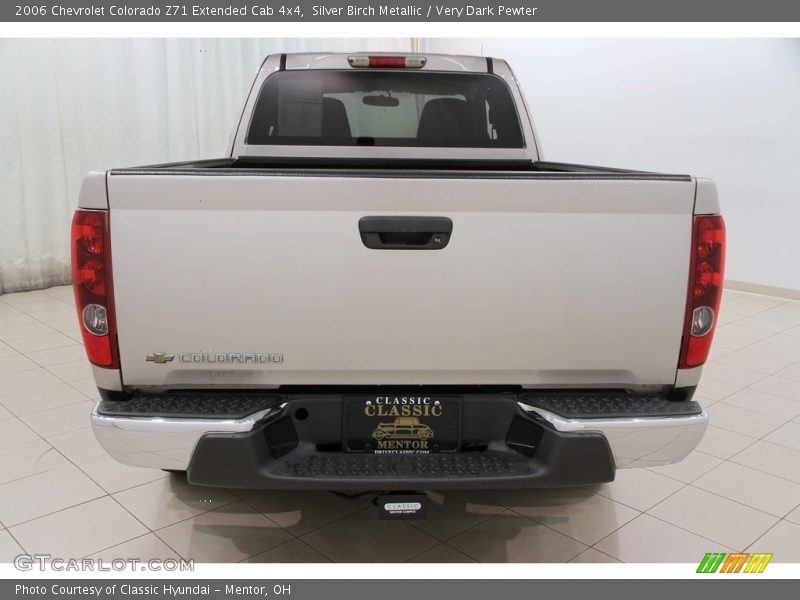 Silver Birch Metallic / Very Dark Pewter 2006 Chevrolet Colorado Z71 Extended Cab 4x4