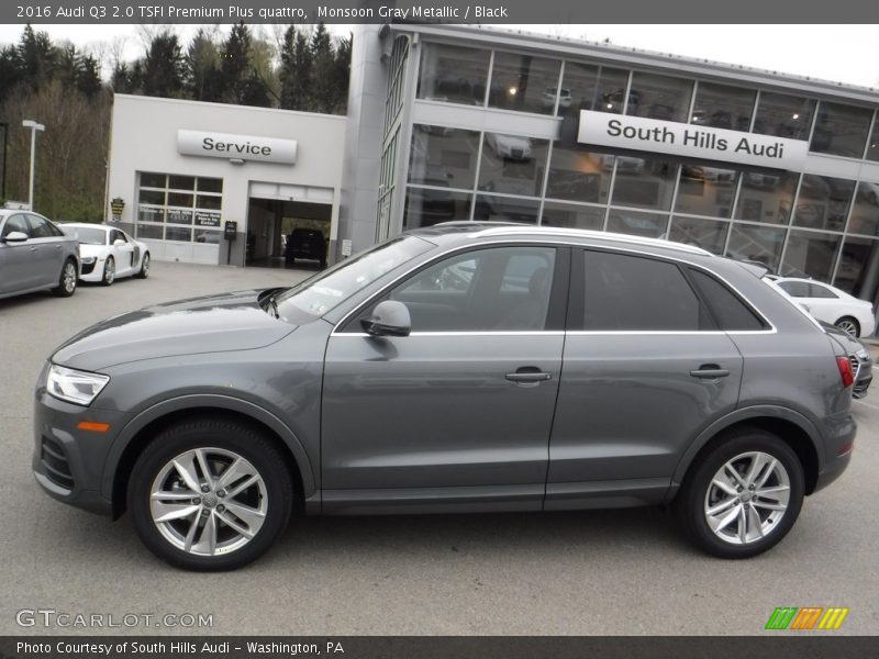 Monsoon Gray Metallic / Black 2016 Audi Q3 2.0 TSFI Premium Plus quattro