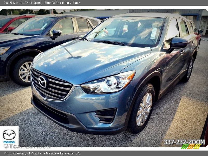 Blue Reflex Mica / Black 2016 Mazda CX-5 Sport