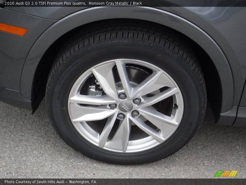 Monsoon Gray Metallic / Black 2016 Audi Q3 2.0 TSFI Premium Plus quattro