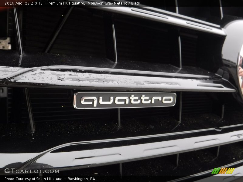 Monsoon Gray Metallic / Black 2016 Audi Q3 2.0 TSFI Premium Plus quattro