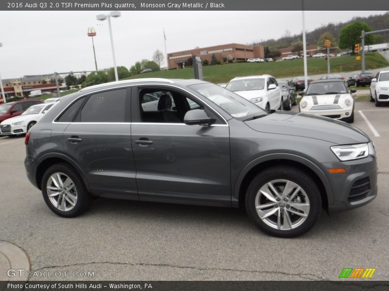 Monsoon Gray Metallic / Black 2016 Audi Q3 2.0 TSFI Premium Plus quattro