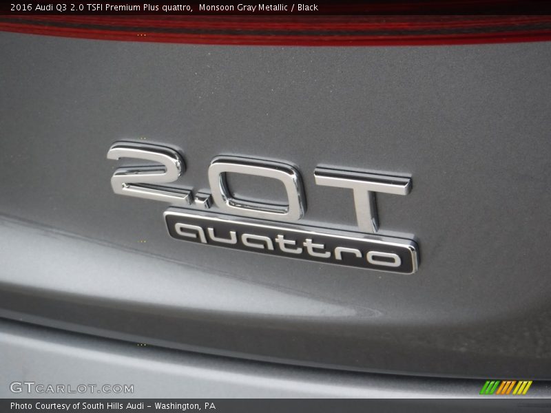 Monsoon Gray Metallic / Black 2016 Audi Q3 2.0 TSFI Premium Plus quattro