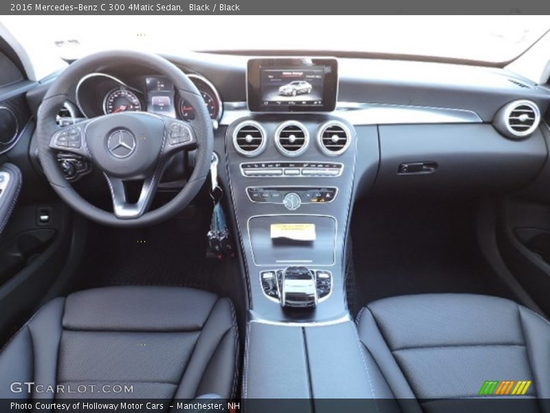 Black / Black 2016 Mercedes-Benz C 300 4Matic Sedan