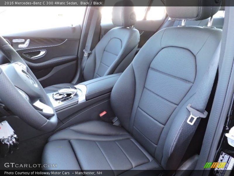 Black / Black 2016 Mercedes-Benz C 300 4Matic Sedan