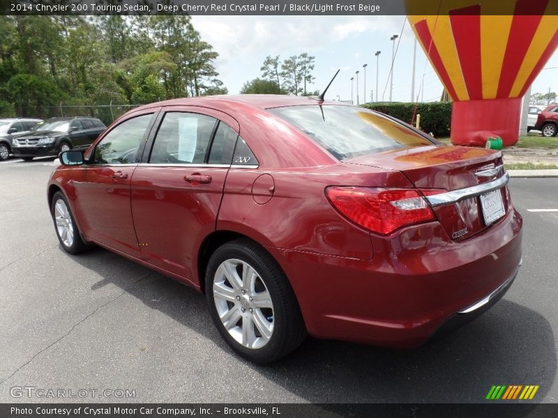 Deep Cherry Red Crystal Pearl / Black/Light Frost Beige 2014 Chrysler 200 Touring Sedan