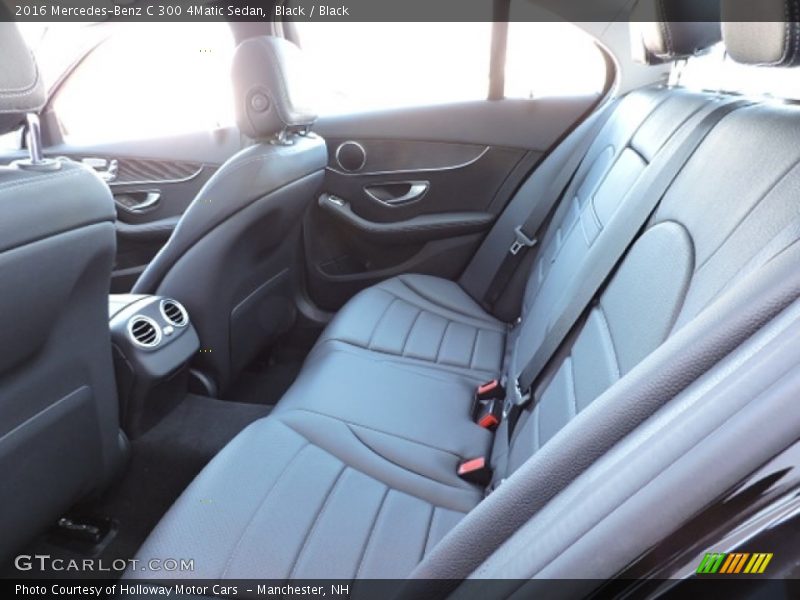 Black / Black 2016 Mercedes-Benz C 300 4Matic Sedan