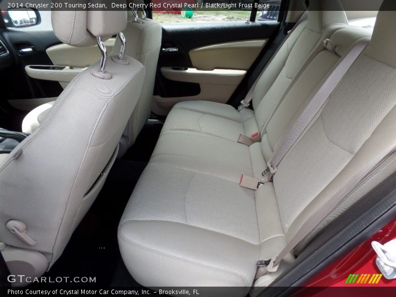 Deep Cherry Red Crystal Pearl / Black/Light Frost Beige 2014 Chrysler 200 Touring Sedan
