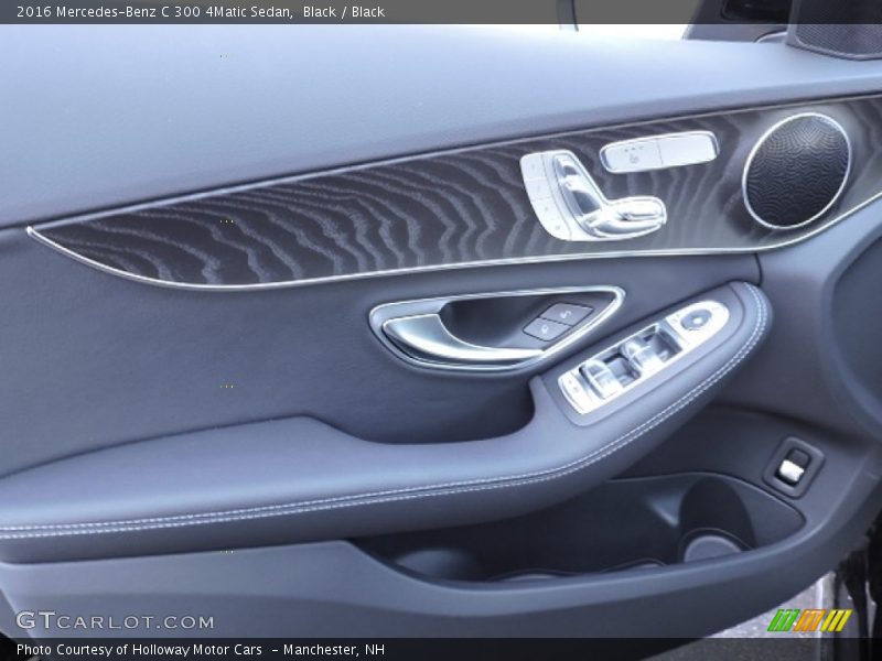 Black / Black 2016 Mercedes-Benz C 300 4Matic Sedan