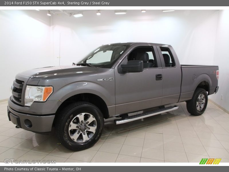 Sterling Grey / Steel Grey 2014 Ford F150 STX SuperCab 4x4