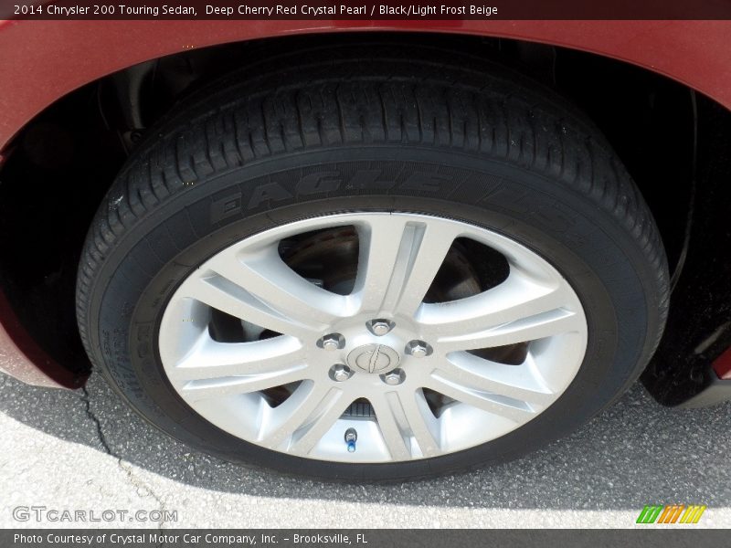 Deep Cherry Red Crystal Pearl / Black/Light Frost Beige 2014 Chrysler 200 Touring Sedan
