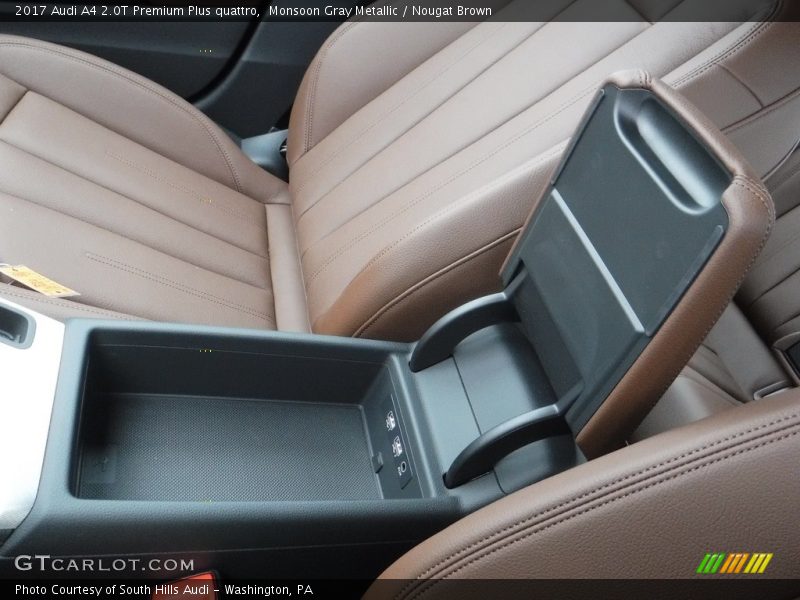Monsoon Gray Metallic / Nougat Brown 2017 Audi A4 2.0T Premium Plus quattro