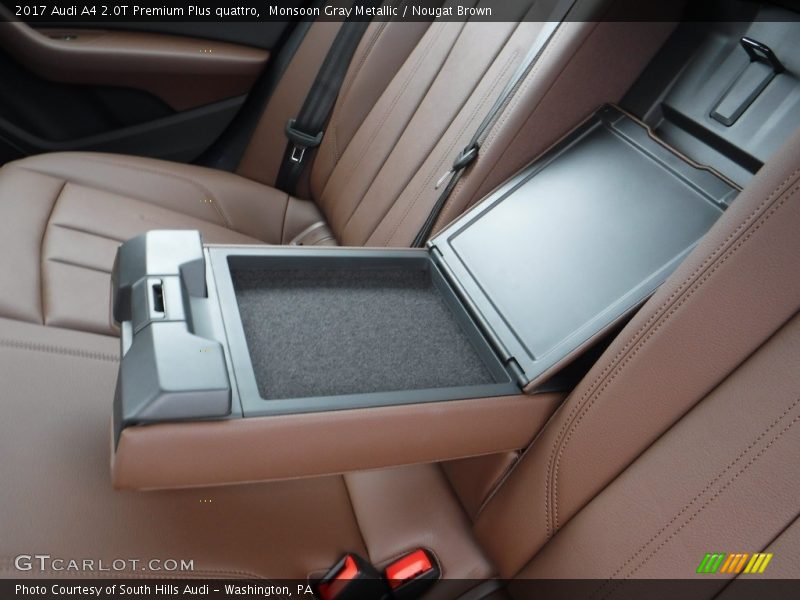 Monsoon Gray Metallic / Nougat Brown 2017 Audi A4 2.0T Premium Plus quattro