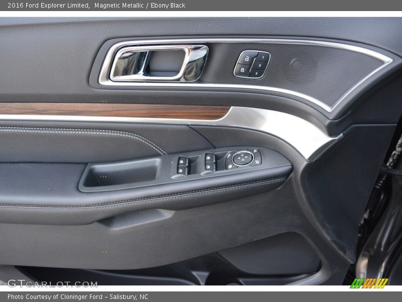 Magnetic Metallic / Ebony Black 2016 Ford Explorer Limited