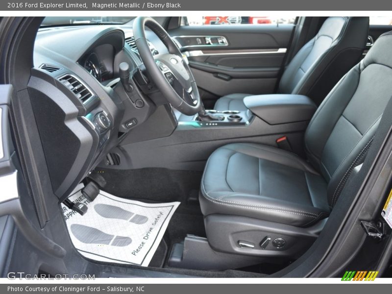 Magnetic Metallic / Ebony Black 2016 Ford Explorer Limited