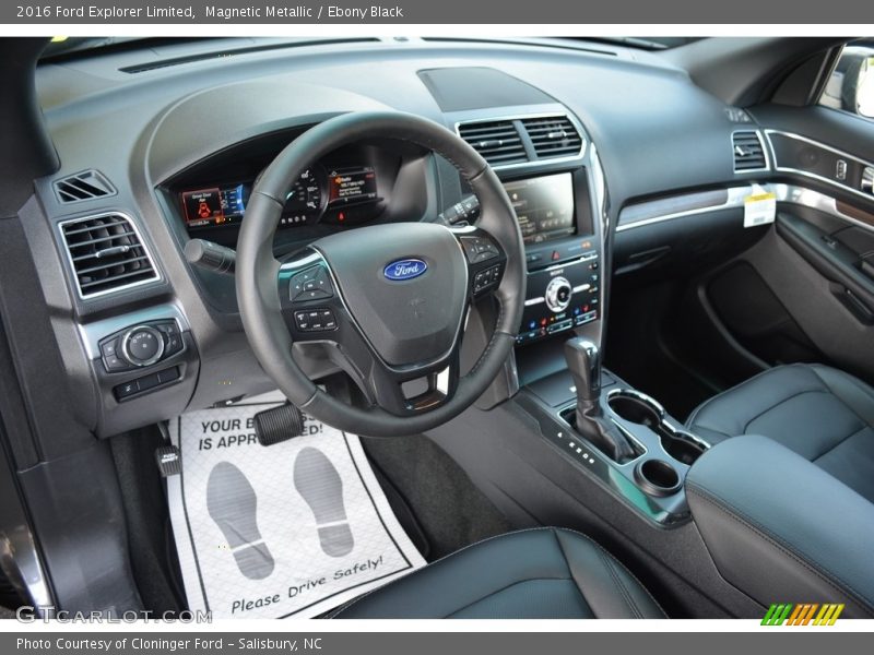 Magnetic Metallic / Ebony Black 2016 Ford Explorer Limited